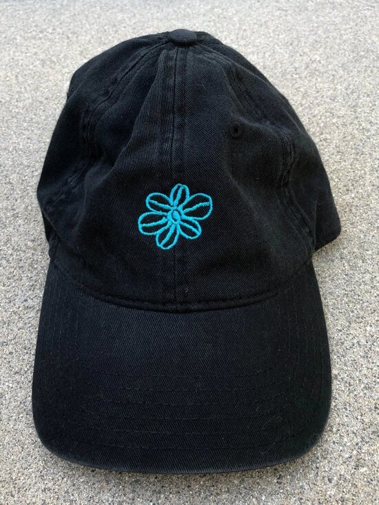 Otto Other - OTTO Baseball Hat Men's Black Adjustable Cap Floral Flower Cap